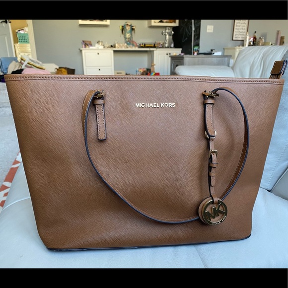 michael kors crossgrain leather tote